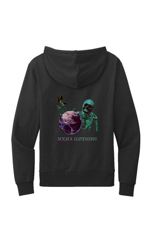 Acid Skele Organic Pullover Hoodie