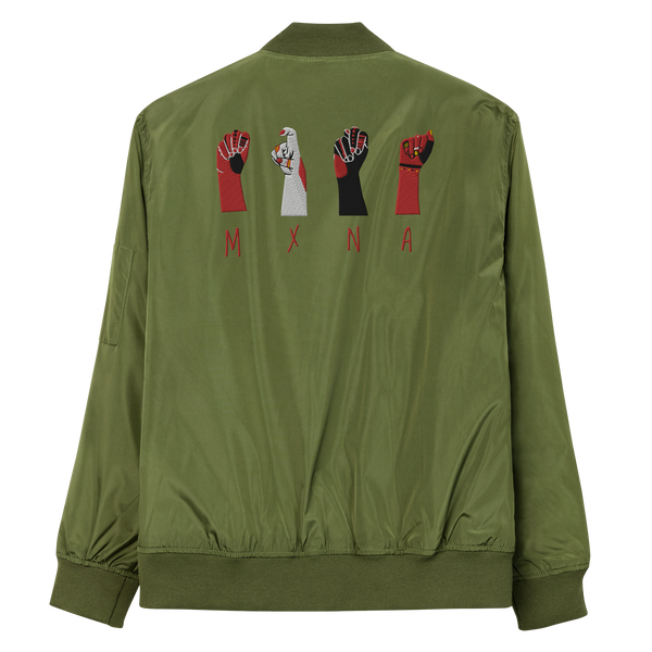 MXNA Sign Lingo Eco-Bomber Jacket - MXNA.STORE